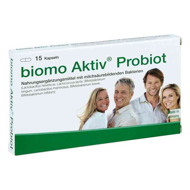 Biomo Aktiv Probiot Kapseln 15 stk von biomo pharma GmbH PZN 10979083