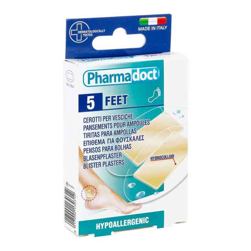 Blasenpflaster 3,8x7 cm hydrocolloid 5 stk von Axisis GmbH PZN 07566207