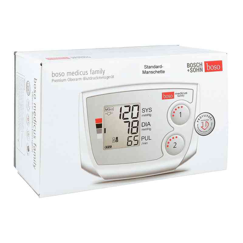 Boso medicus family vollautomat.Blutdruckmessger. 1 stk von Bosch + Sohn GmbH & Co. PZN 00789950