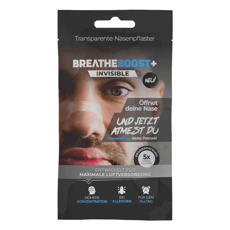 Breatheboost+ Invisible Nasenpflaster Transparent Probeset 5 stk von AW Products GmbH PZN 08105758