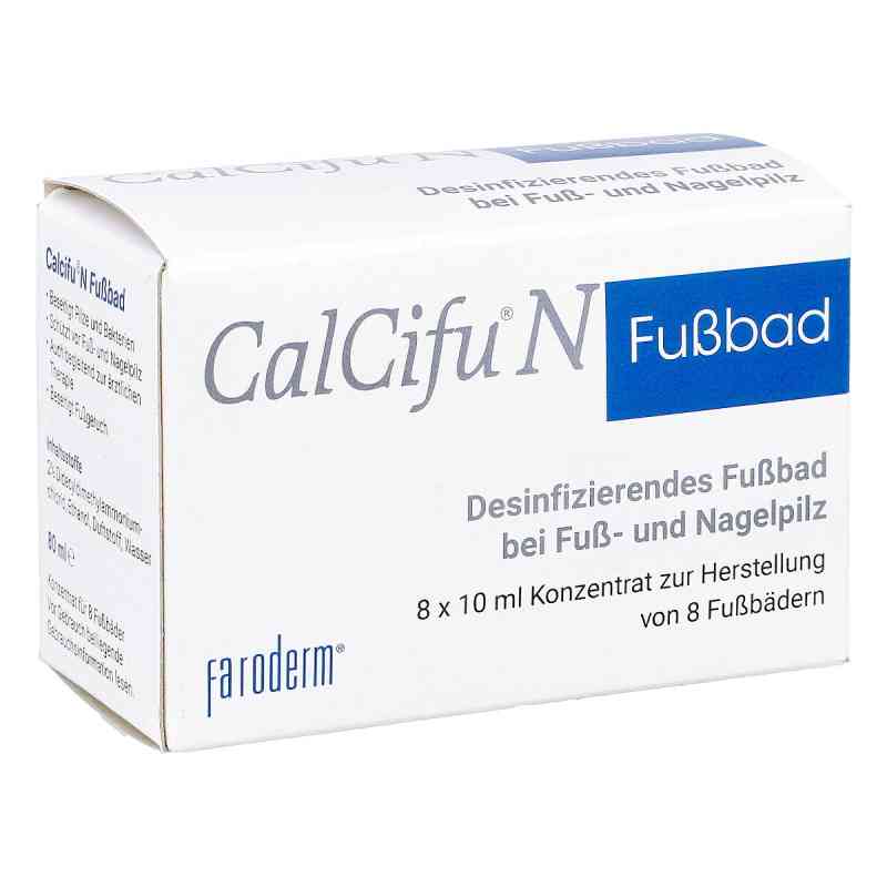 Calcifu N Desinfizierendes Fußbad 8X10 ml von FaroDerm GmbH PZN 19408258