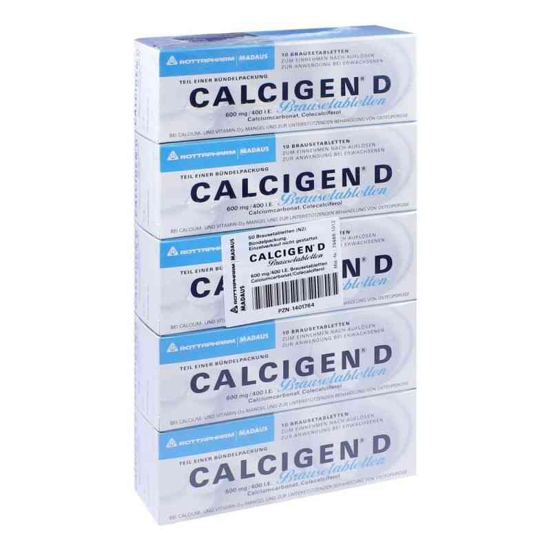 Calcigen D60 0 mg/400 I.e. Brausetabletten 50 stk von Viatris Healthcare GmbH PZN 01401764