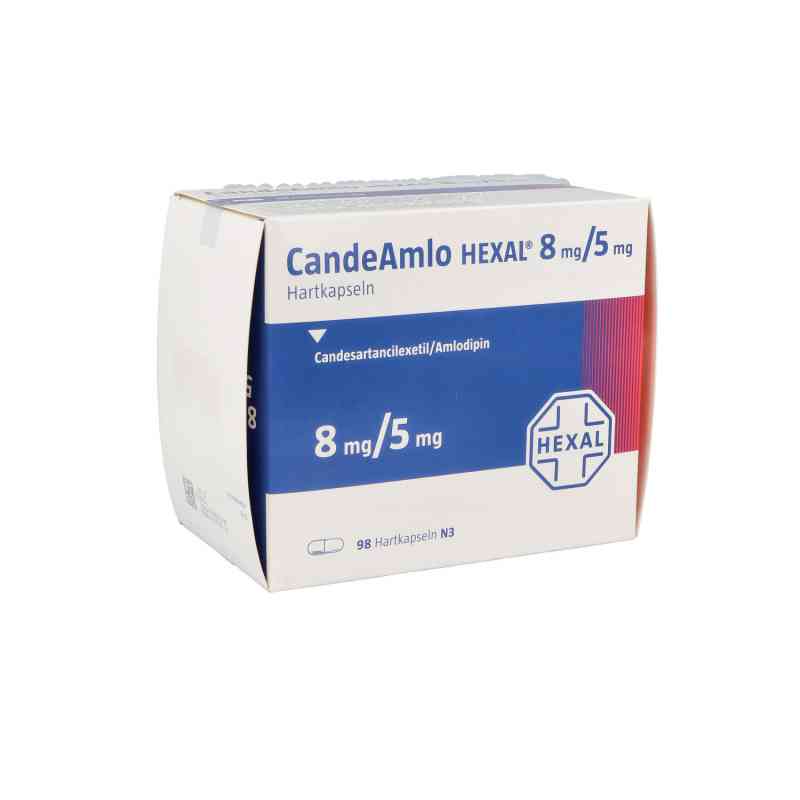 Candeamlo Hexal 8 mg/5 mg Hartkapseln 98 stk von Hexal AG PZN 12343923