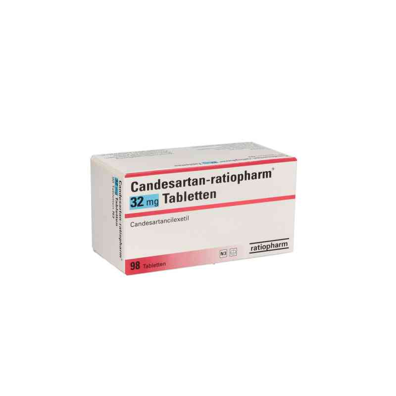 Candesartan-ratiopharm 32mg 98 stk von ratiopharm GmbH PZN 08879813