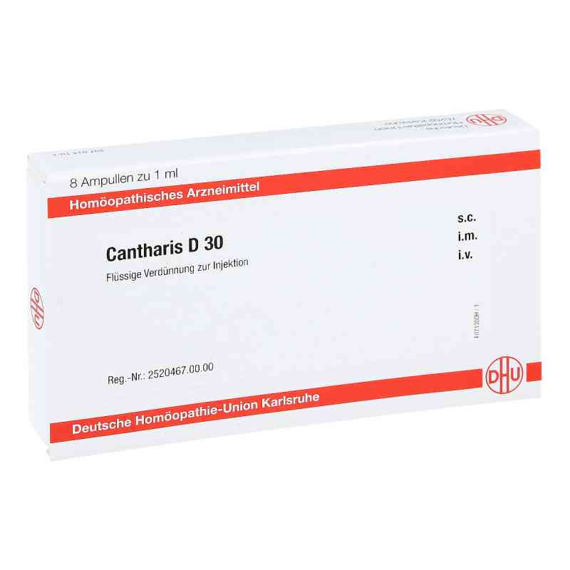 Cantharis D30 Ampullen 8X1 ml von DHU-Arzneimittel GmbH & Co. KG PZN 11704804