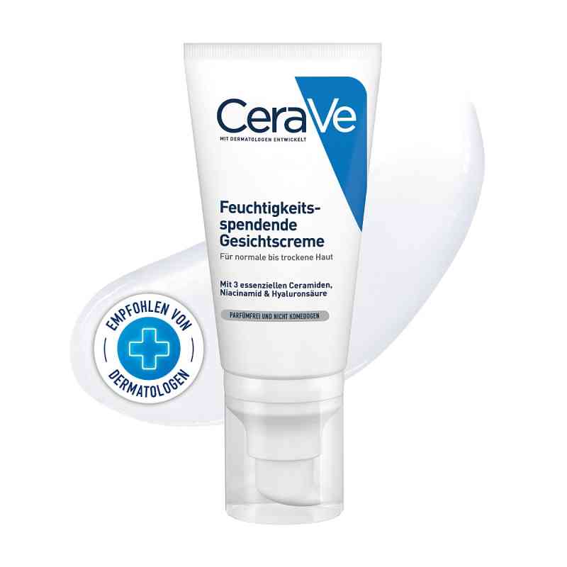 CeraVe Feuchtigkeitsspendende Gesichtscreme 52 ml von L'Oreal Deutschland GmbH PZN 14017671