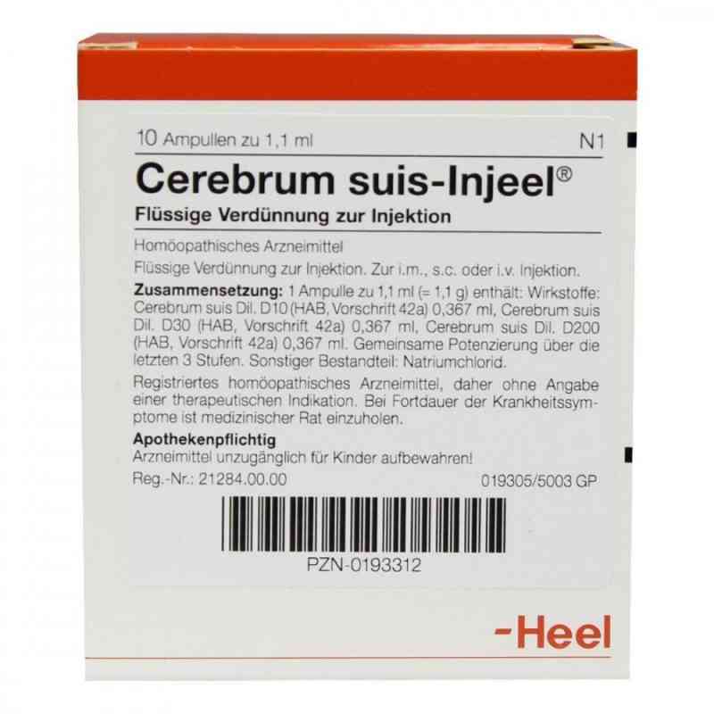 Cerebrum Suis Injeel Ampullen 10 stk von Biologische Heilmittel Heel GmbH PZN 00193312