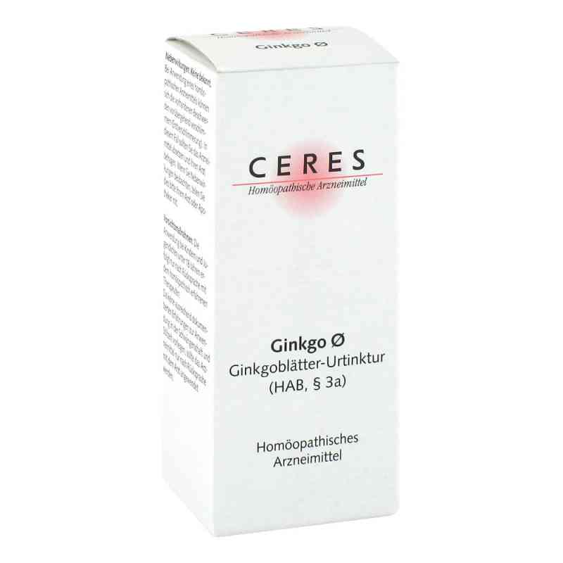 Ceres Ginkgo Urtinktur 20 ml von CERES Heilmittel GmbH PZN 00178985
