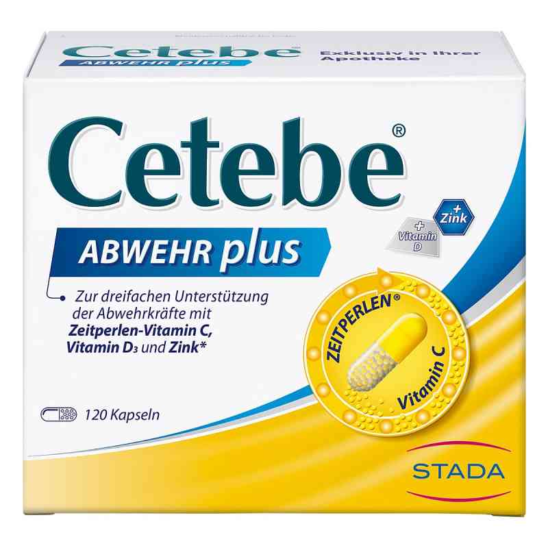 CETEBE Abwehr plus Mit Vitamin C, D und Zink 120 stk von STADA Consumer Health Deutschlan PZN 02415254