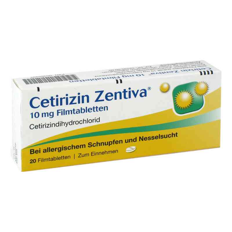 Cetirizin Zentiva 10mg 20 stk von Zentiva Pharma GmbH PZN 00365492
