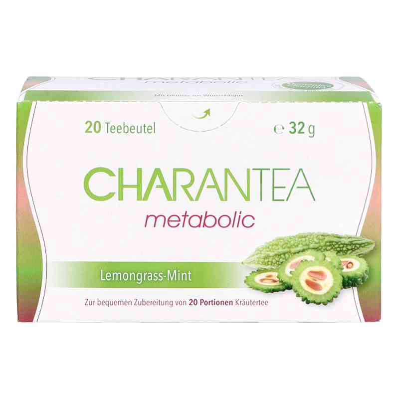 Charantea Teebeutel metabolic Lemon/mint 20 stk von INSTITUT ALLERGOSAN Deutschland  PZN 16337196