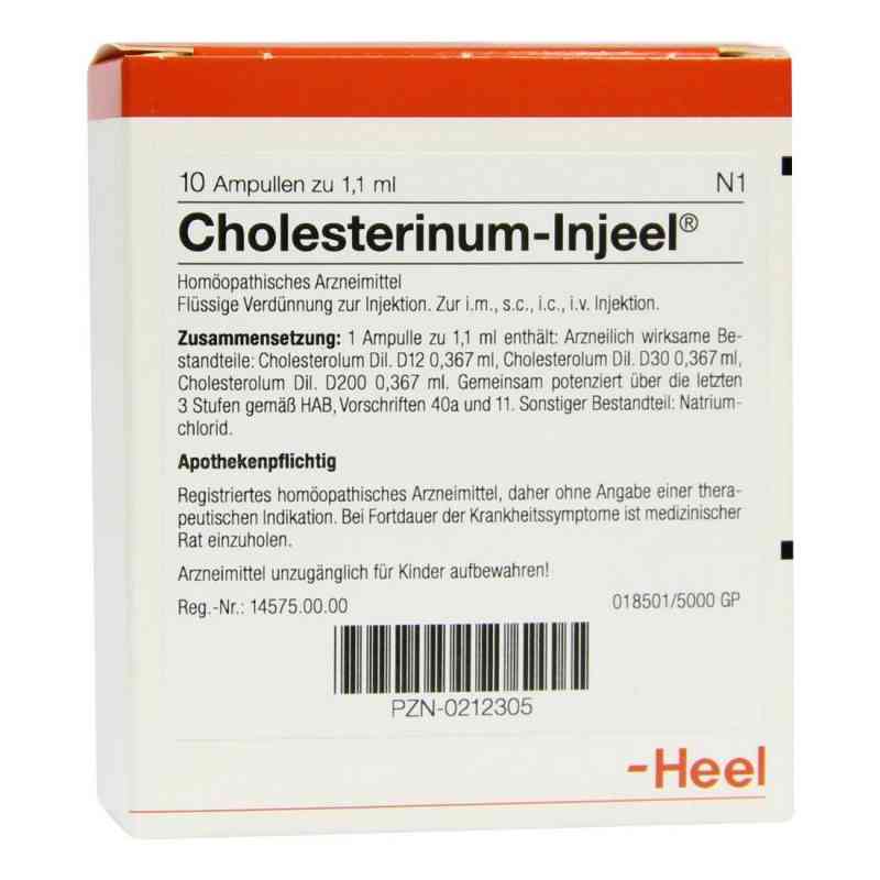 Cholesterinum Injeel Ampullen 10 stk von Biologische Heilmittel Heel GmbH PZN 00212305