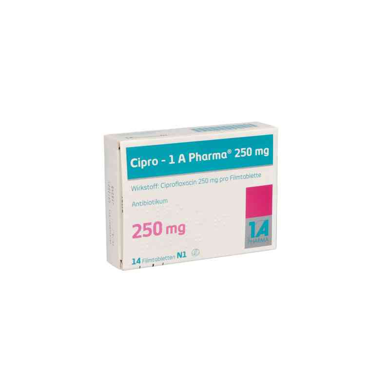 Cipro-1A Pharma 250mg 14 stk von 1 A Pharma GmbH PZN 00819148
