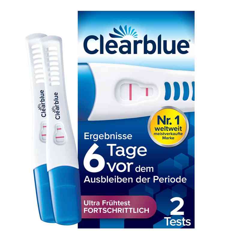 Clearblue Schwangerschaftstest 6 Tage Vorher 2 Hormone 2 stk von WICK Pharma - Zweigniederlassung der Procter & Gam PZN 20108426