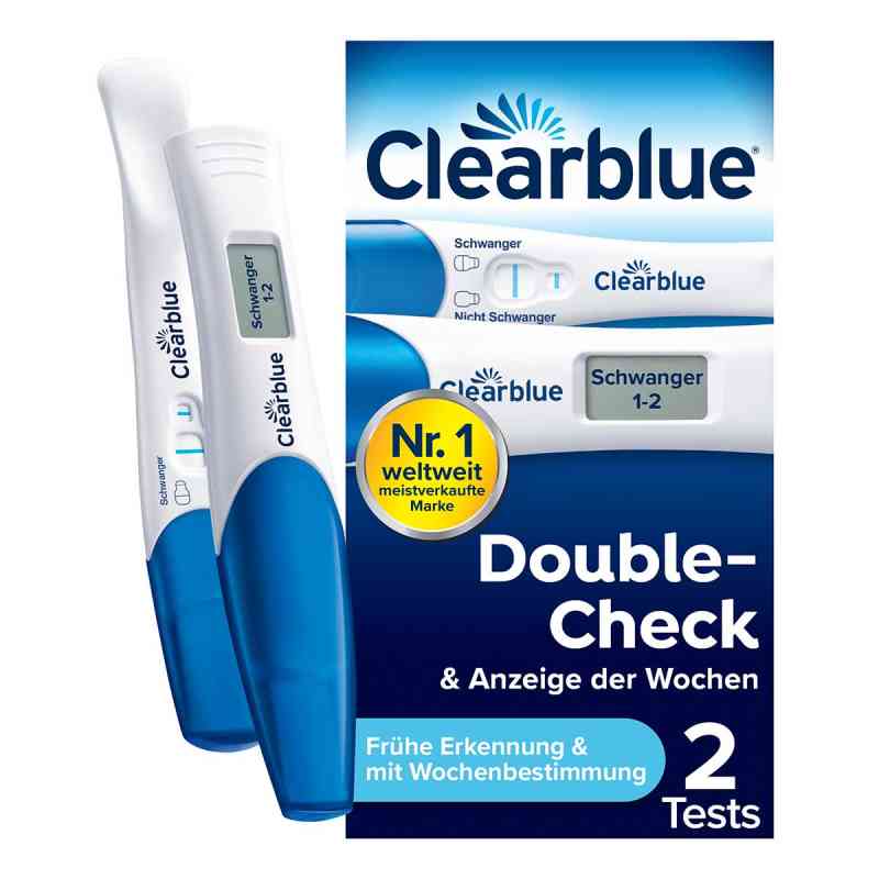 Clearblue Schwangerschaftstest Kombipack Urin 2 stk von WICK Pharma - Zweigniederlassung der Procter & Gam PZN 19455602