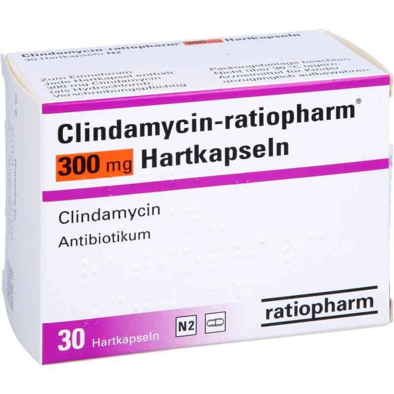 Clindamycin-ratiopharm 300mg 30 stk von ratiopharm GmbH PZN 01833707