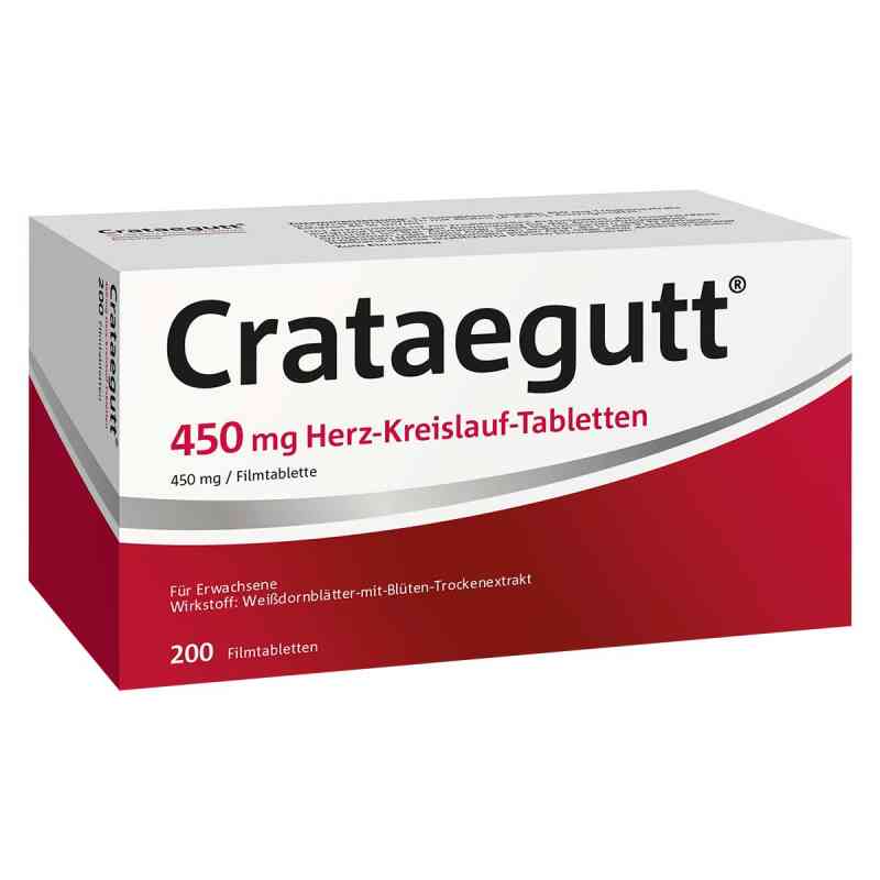 Crataegutt 450 mg Herz-Kreislauf-Tabletten 200 stk von Dr.Willmar Schwabe GmbH & Co.KG PZN 14064541