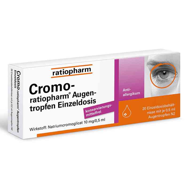 Cromo-ratiopharm® Augentropfen Einzeldosis 20X0.5 ml von ratiopharm GmbH PZN 04884527