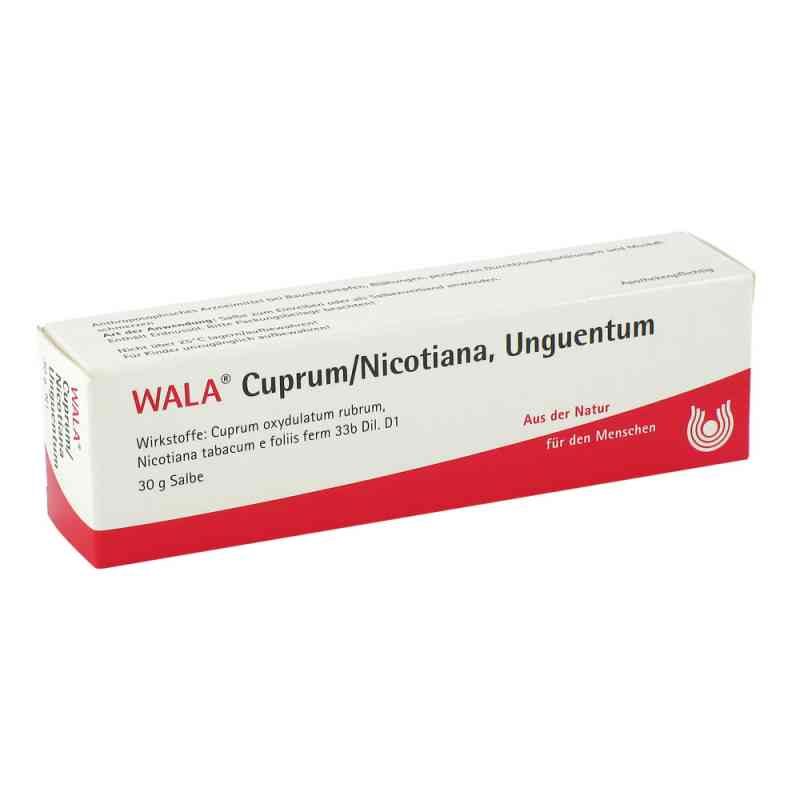 Cuprum/nicotiana Salbe 30 g von WALA Heilmittel GmbH PZN 02198271