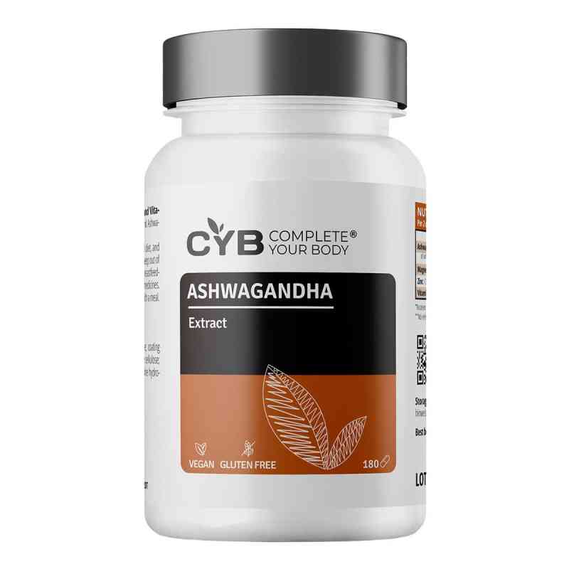 CYB® Ashwagandha Vitamin B6 + Magnesium + Zink Kapseln 120 stk von MedGoNET GmbH PZN 19680411