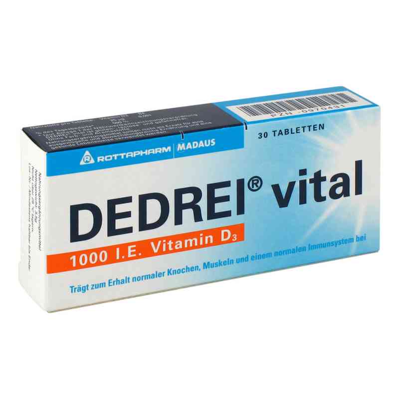 Dedrei vital Tabletten 30 stk von Viatris Healthcare GmbH PZN 00970431