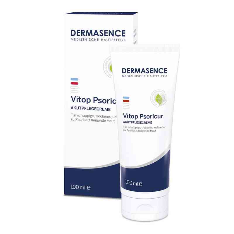 Dermasence Vitop Psoricur Akutpflegecreme 100 ml von Medicos Kosmetik GmbH & Co. KG PZN 19649051