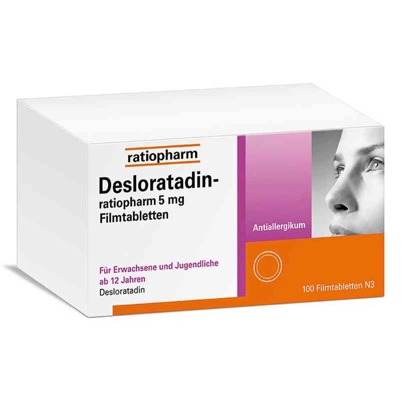Desloratadin-ratiopharm 5 mg Filmtabletten 100 stk von ratiopharm GmbH PZN 15397612