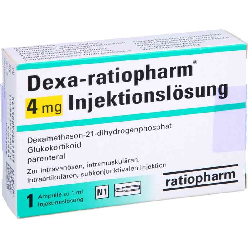 Dexa Ratiopharm 4 mg Injektlösung Ampullen 1 stk von ratiopharm GmbH PZN 09205169
