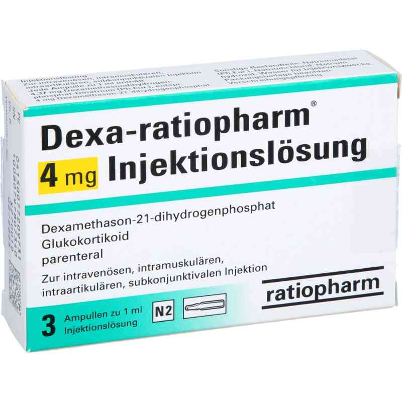 Dexa-ratiopharm 4 mg Injektlösung Ampullen 3 stk von ratiopharm GmbH PZN 07720973