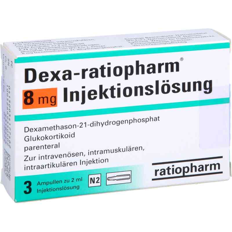 Dexa Ratiopharm 8 mg Injektionslösung Ampullen 3 stk von ratiopharm GmbH PZN 03417746
