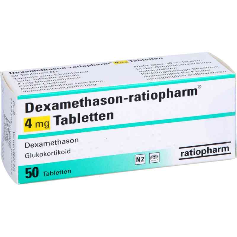 Dexamethason-ratiopharm 4 mg Tabletten 50 stk von ratiopharm GmbH PZN 02214751