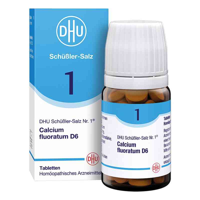 DHU Schüßler-Salz Nummer 1 Calcium fluoratum D6 80 Tabletten 80 stk von DHU-Arzneimittel GmbH & Co. KG PZN 00273778