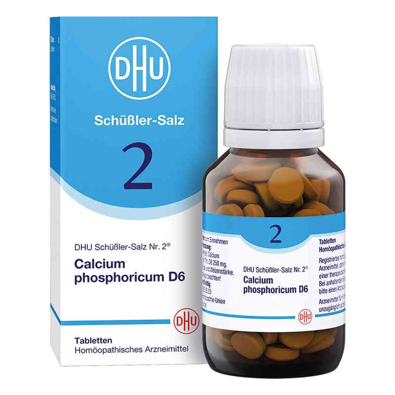 DHU Schüßler-Salz Nummer 2 Calcium phosphoricum D6 Tabletten 200 stk von DHU-Arzneimittel GmbH & Co. KG PZN 02580444