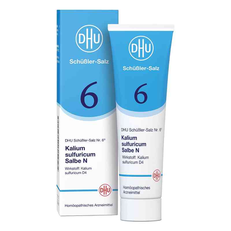 DHU Schüßler-Salz Nummer 6 Kalium sulfur. N D4 Salbe 50 g von DHU-Arzneimittel GmbH & Co. KG PZN 03965726