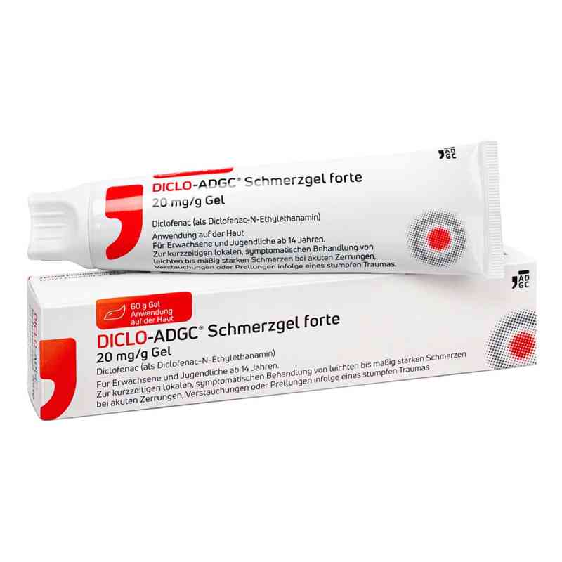 Diclo-ADGC Schmerzgel Forte 20 Mg/g 60 g von Zentiva Pharma GmbH PZN 18070633