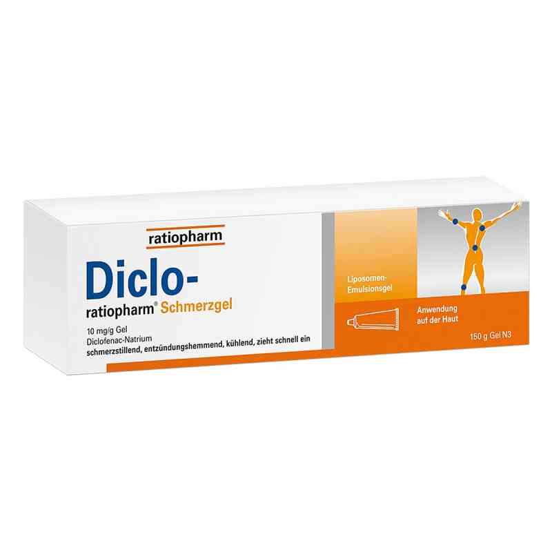 Diclo-ratiopharm Schmerzgel 150 g von ratiopharm GmbH PZN 10929990