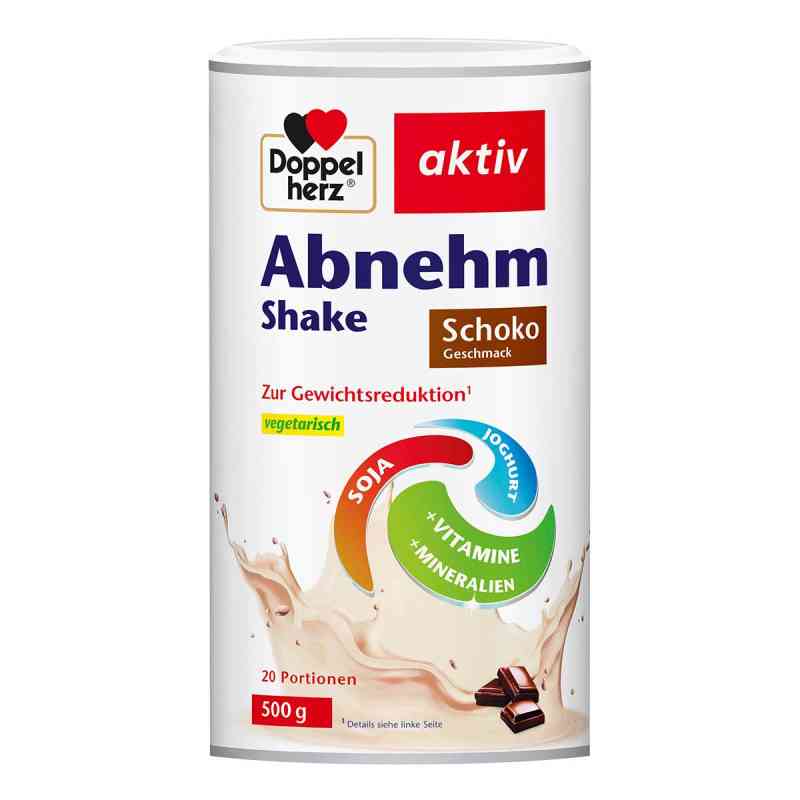 Doppelherz Abnehm Shake Schoko Pulver 500 g von Queisser Pharma GmbH & Co. KG PZN 13357933