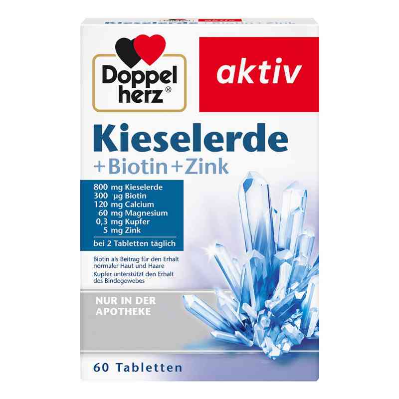 Doppelherz Kieselerde + Biotin Tabletten 60 stk von Queisser Pharma GmbH & Co. KG PZN 00263432