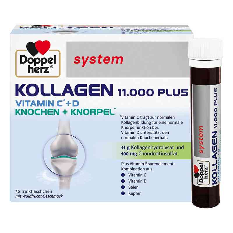 Doppelherz Kollagen 11.000 Plus System Ampullen 30X25 ml von Queisser Pharma GmbH & Co. KG PZN 07625039