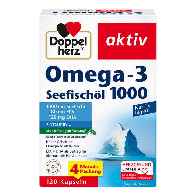 Doppelherz Omega-3 Seefischöl 1000 Kapseln 120 stk von Queisser Pharma GmbH & Co. KG PZN 16588544