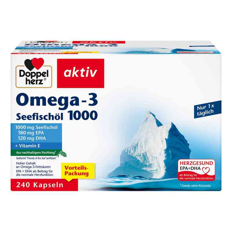 Doppelherz Omega-3 Seefischöl 1000 Kapseln 240 stk von Queisser Pharma GmbH & Co. KG PZN 16588550