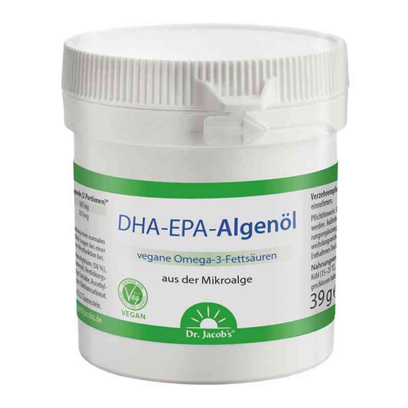 Dr. Jacob's DHA-EPA-Algenöl Kapseln Omega-3-Fettsäuren vegan 60 stk von Dr. Jacob's Medical GmbH PZN 10986723
