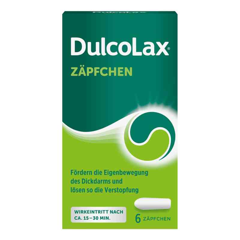 Dulcolax Zäpfchen Abführmittel bei Verstopfung mit Bisacodyl 6 stk von A. Nattermann & Cie GmbH PZN 00308169
