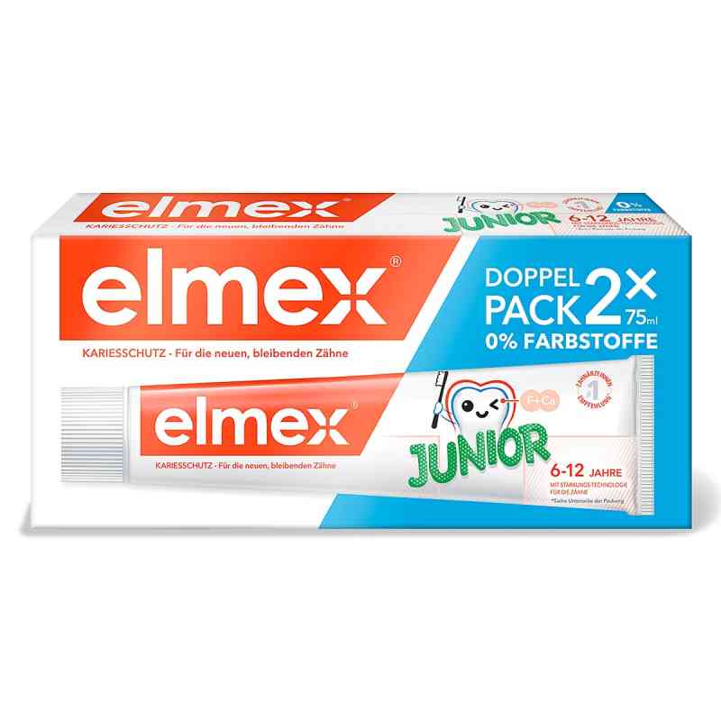 Elmex Junior Zahnpasta Doppelpack 2X75 ml von CP GABA GmbH PZN 10837242