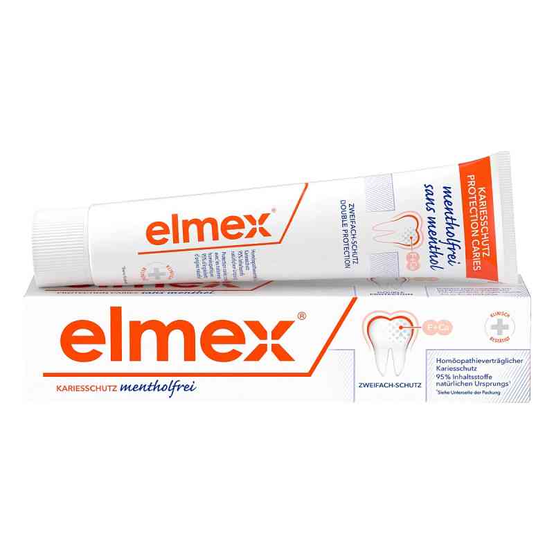 elmex Kariesschutz Zahnpasta mentholfrei 75 ml von CP GABA GmbH PZN 04919378