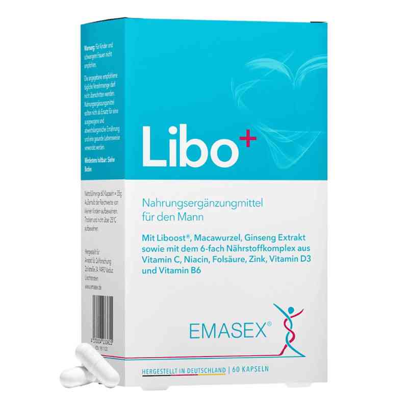 Emasex Libo+ Komplex Kapseln für den Mann 60 stk von adequapharm GmbH PZN 19511022