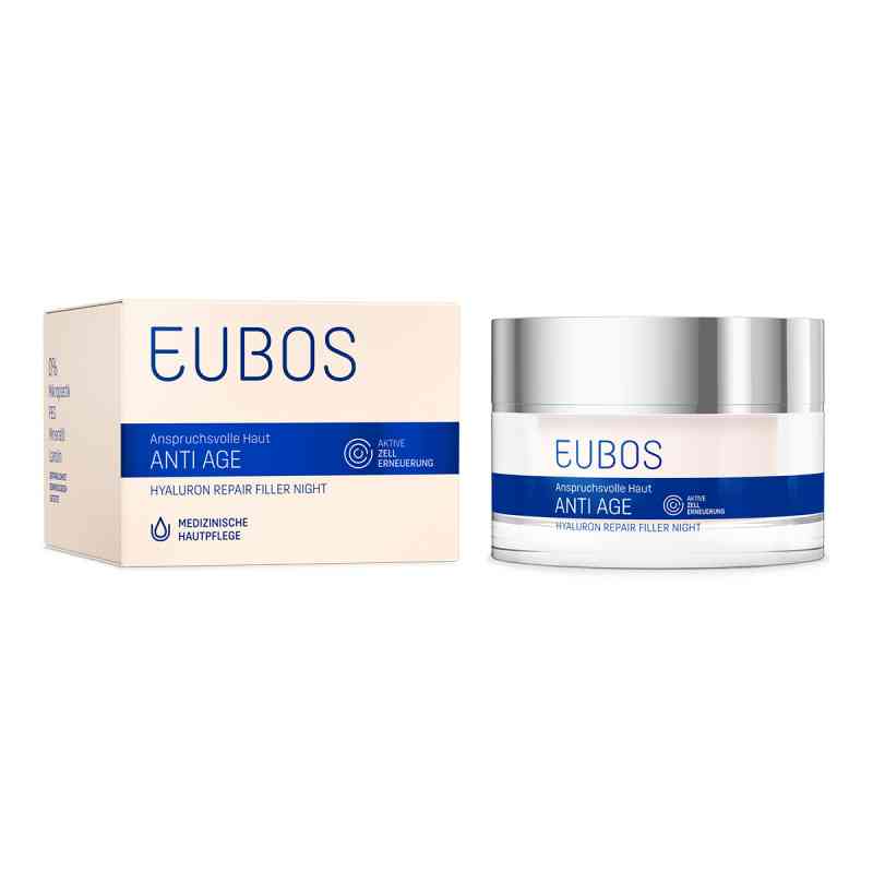 Eubos Hyaluron Repair Filler Night Creme 50 ml von Dr. Hobein (Nachf.) GmbH PZN 13649707