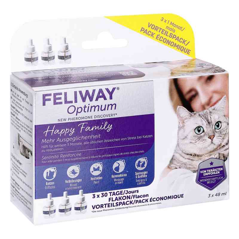 Feliway Optimum Nachfüllpackung  3X48 ml von O'ZOO GmbH PZN 18036004