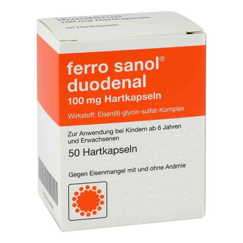 Ferro sanol duodenal 100mg 50 stk von Teofarma s.r.l. PZN 01444696