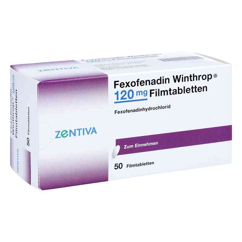Fexofenadin Winthrop 120mg 50 stk von Zentiva Pharma GmbH PZN 00053309